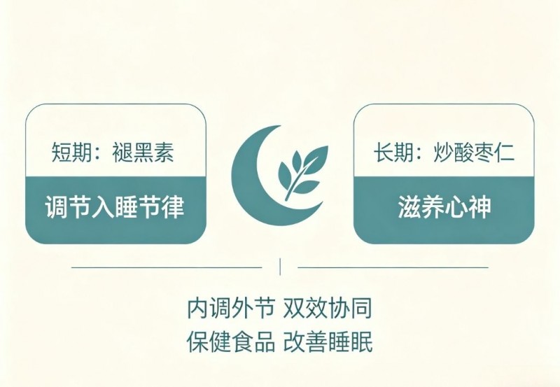 单吃褪黑素收效有限?试试亚西亚眠尔康片“内调外节”双效协同